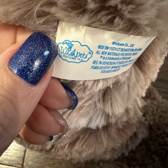 Soft Stuffed Sitting Bear 16" Wishpets - Picture 6 of 6